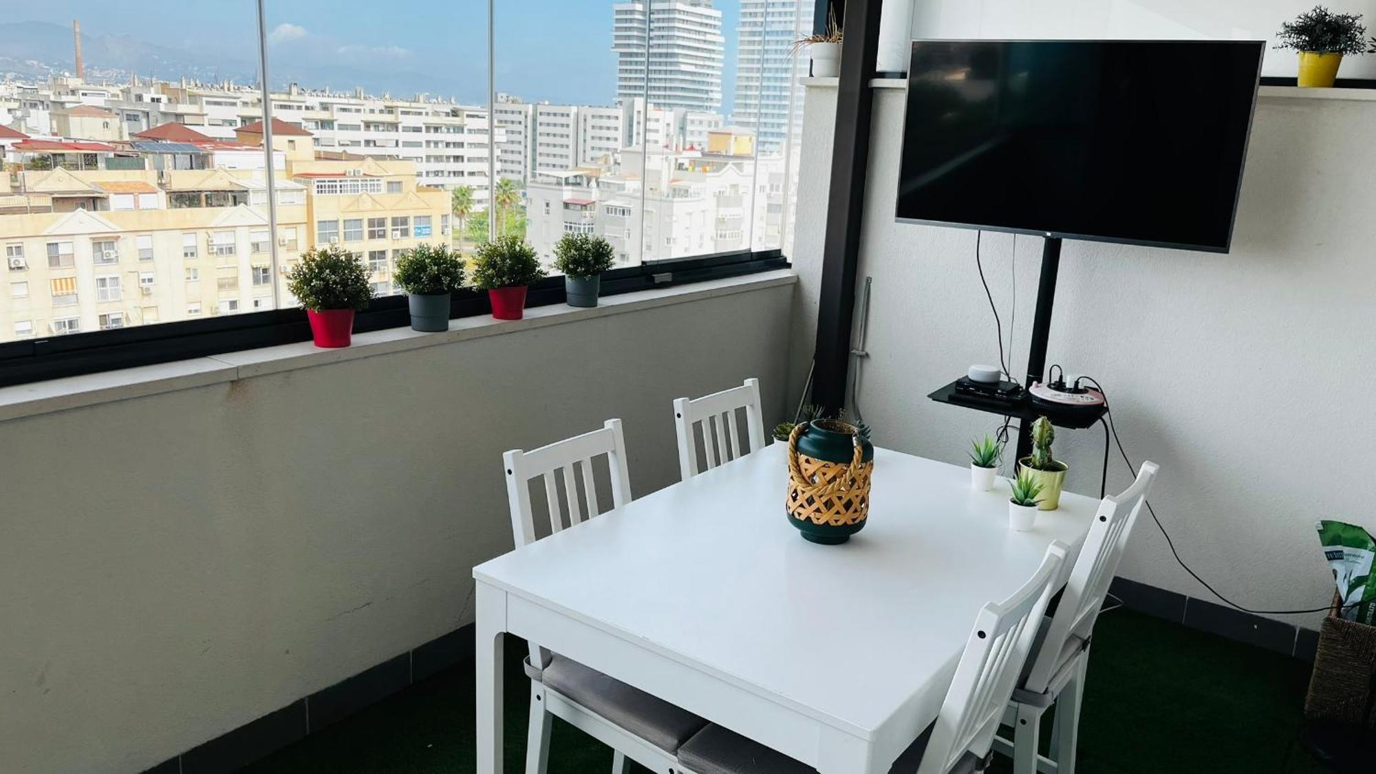 Ferienwohnung Atico Con Piscina Y Vistas Al Mar Habitat Litoral Málaga Exterior foto