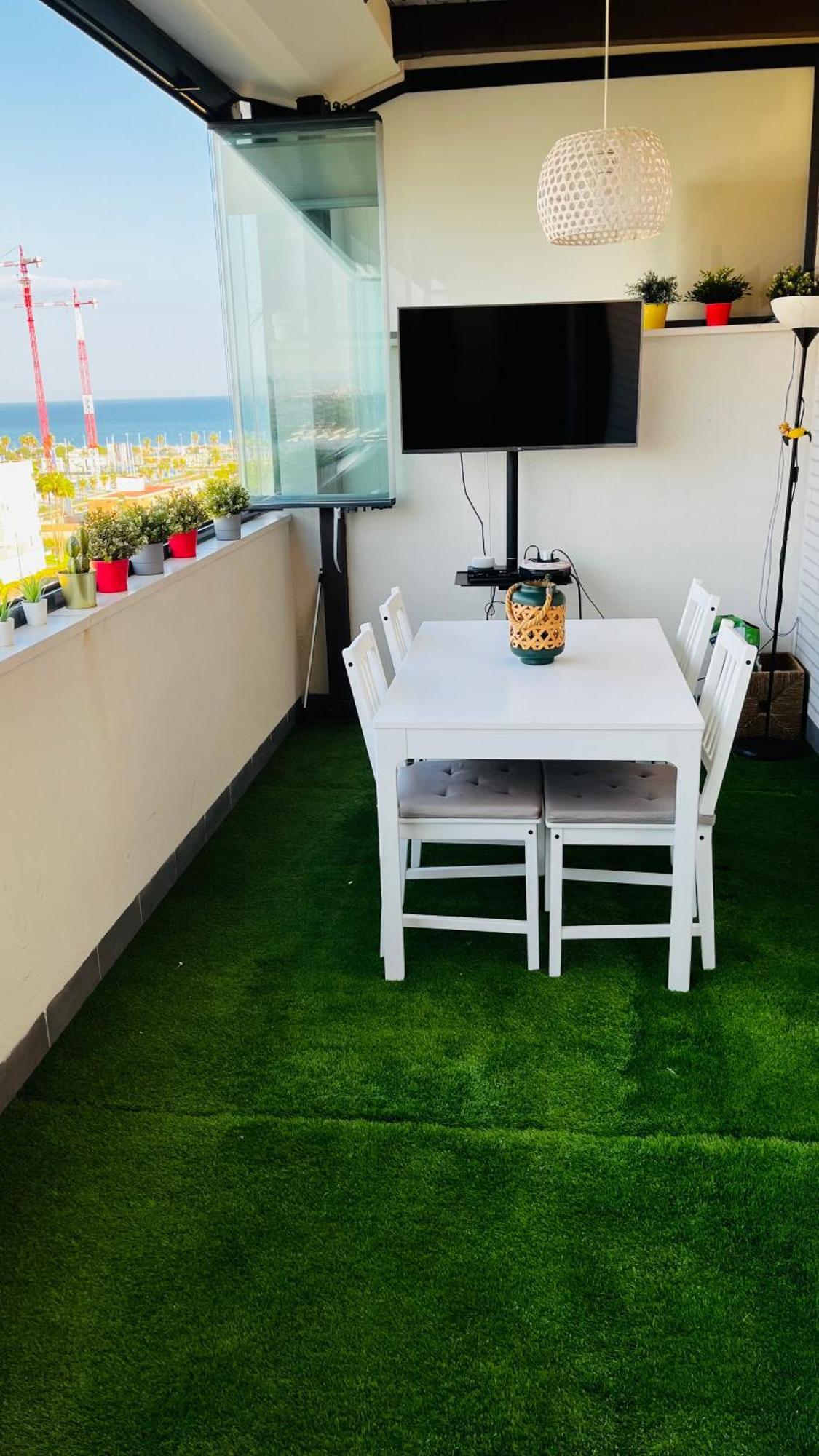 Ferienwohnung Atico Con Piscina Y Vistas Al Mar Habitat Litoral Málaga Exterior foto